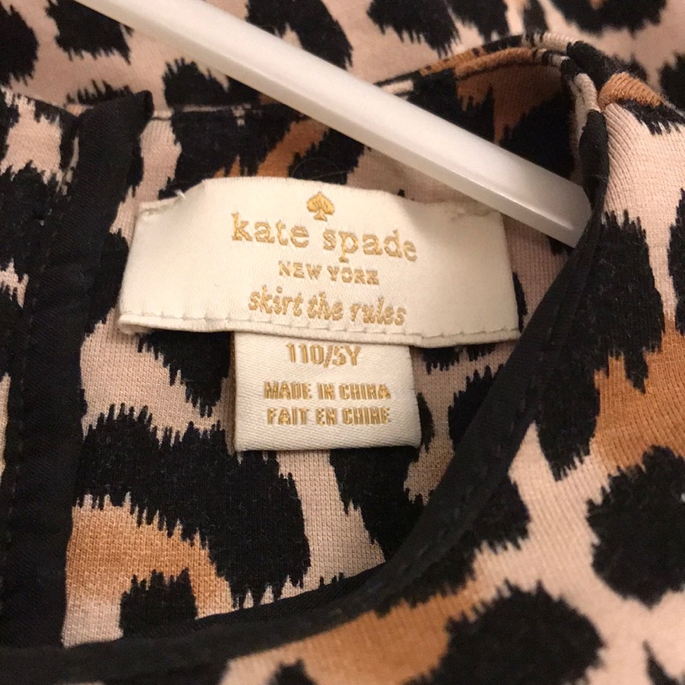 Kate spade leopard kids dress - Picture 3 of 5